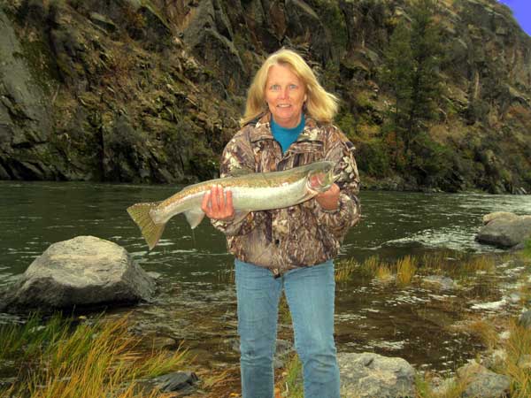 Steelhead fishing Salmon Idaho